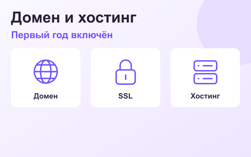 Сайт на год